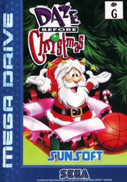 Daze Before Christmas Genesis box art
