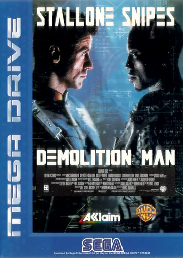 Demolition Man Genesis box art