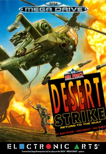 Desert Strike Genesis box art