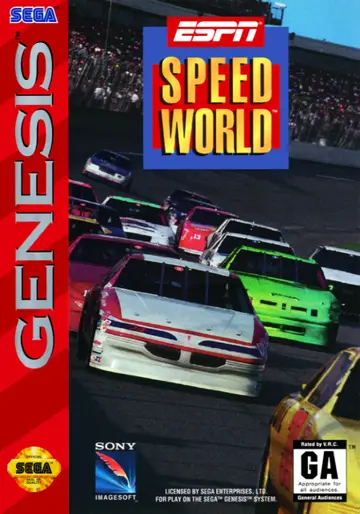 ESPN SpeedWorld Genesis box art