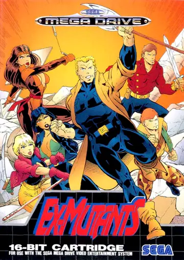 Ex-Mutants Genesis box art
