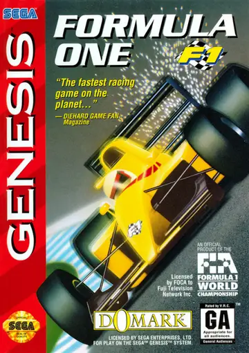 Formula One Genesis box art