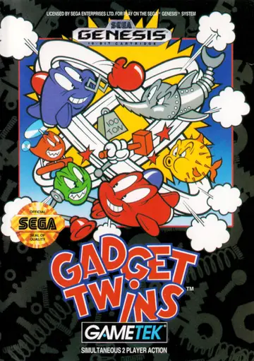 Gadget Twins Genesis box art