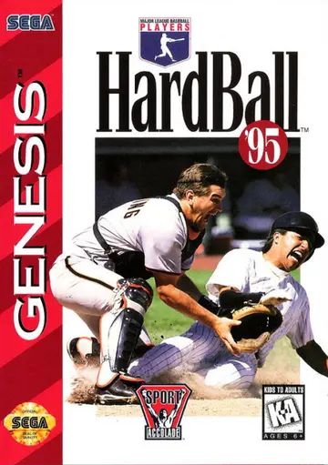 HardBall '95 Genesis box art