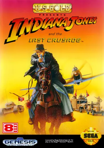 Indiana Jones and the Last Crusade box art