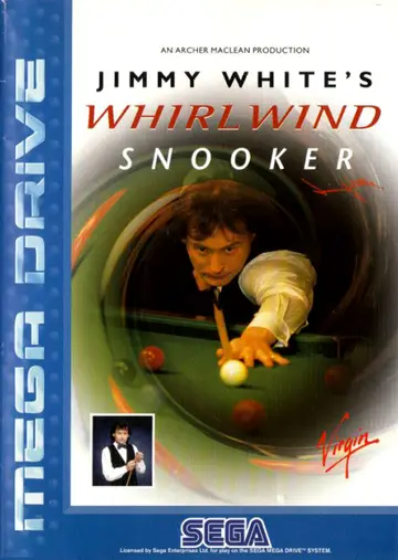 Jimmy White's 'Whirlwind' Snooker Genesis box art
