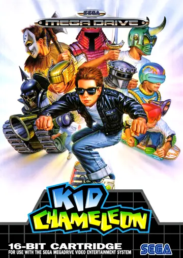 Kid Chameleon Genesis box art