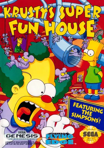 Krusty's Super Fun House box art