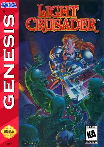 Light Crusader Genesis box art