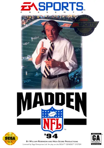 Madden NFL '94 box art