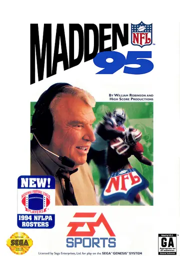Madden NFL '95 box art