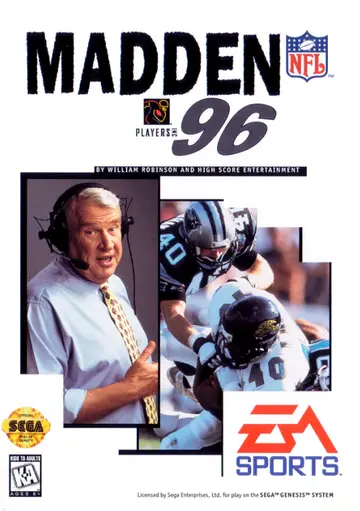 Madden NFL '96 box art