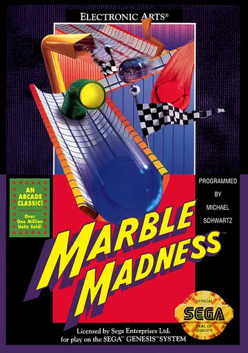 Marble Madness Genesis box art
