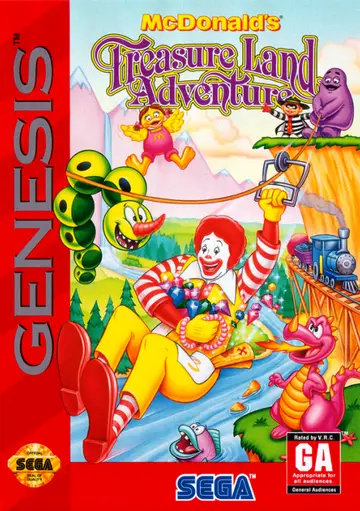 McDonald's Treasure Land Adventure Genesis box art