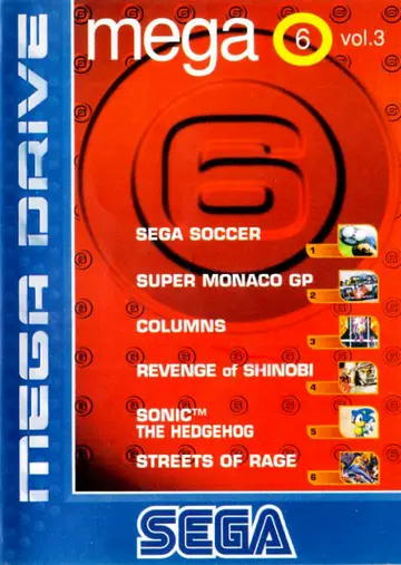 Mega 6 Vol. 3 Genesis box art