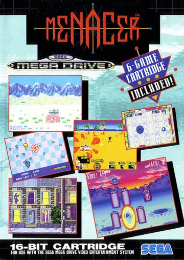 Menacer 6-game cartridge box art