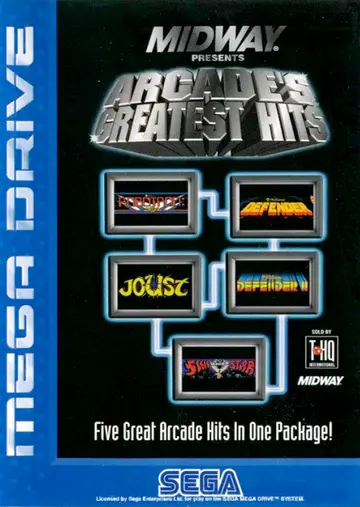 Midway Presents Arcade's Greatest Hits Genesis box art