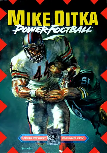 Mike Ditka Power Football Genesis box art