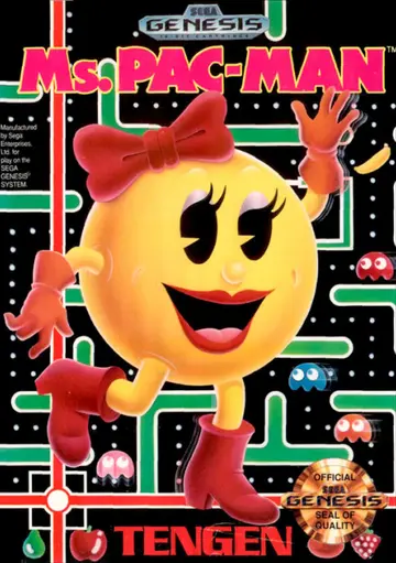 Ms. Pac-Man Genesis box art