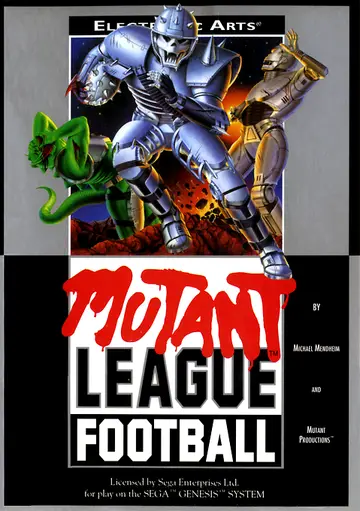 Mutant League Football Genesis box art