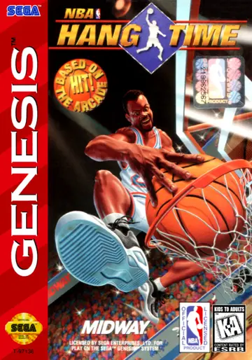 NBA Hangtime Genesis box art