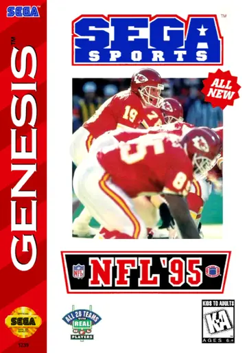 NFL '95 Genesis box art