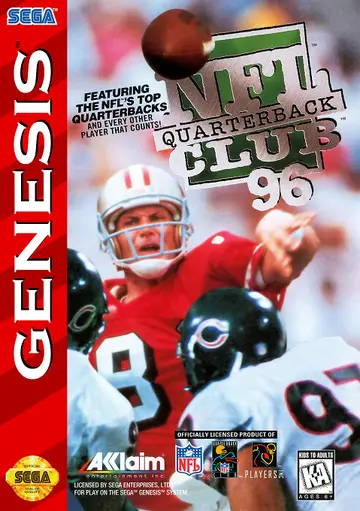 NFL Quarterback Club 96 Genesis box art