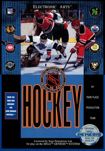 NHL Hockey box art