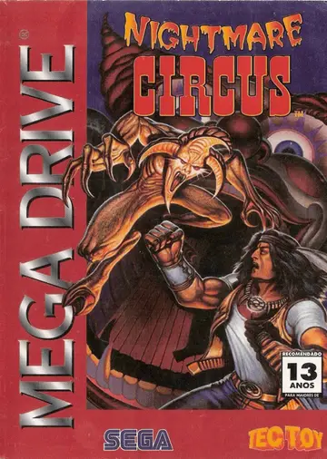 Nightmare Circus Genesis box art