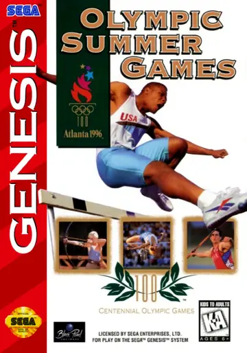 Olympic Summer Games Genesis box art