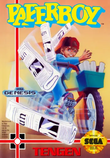 Paperboy Genesis box art
