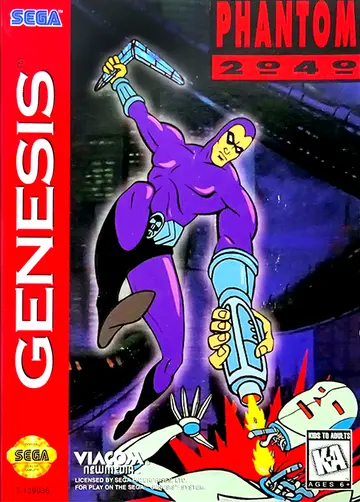 Phantom 2040 Genesis box art