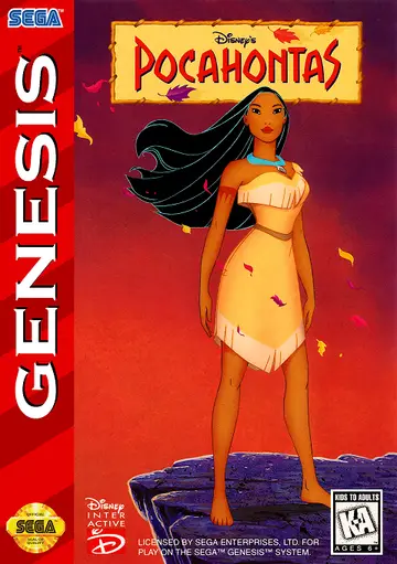 Pocahontas Genesis box art