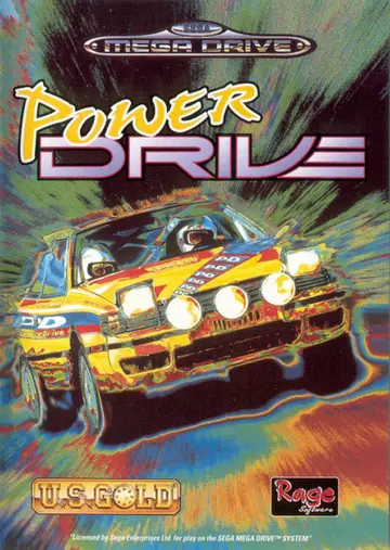 Power Drive Genesis box art