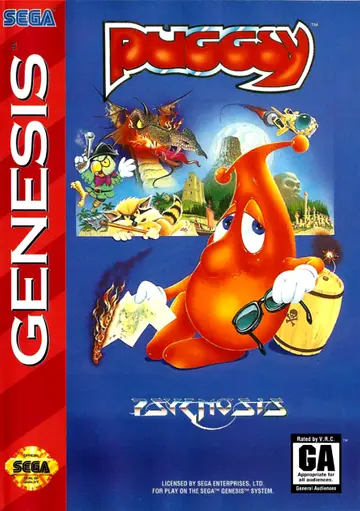 Puggsy Genesis box art
