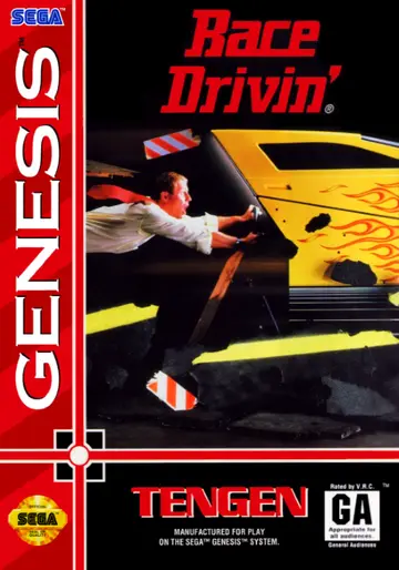 Race Drivin' Genesis box art