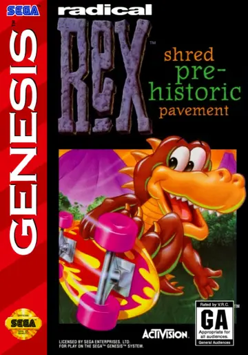 Radical Rex Genesis box art