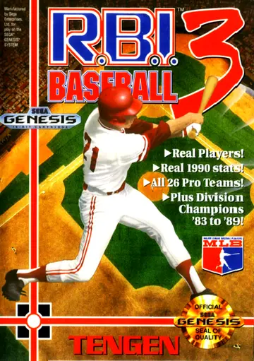 R.B.I. Baseball 3 box art