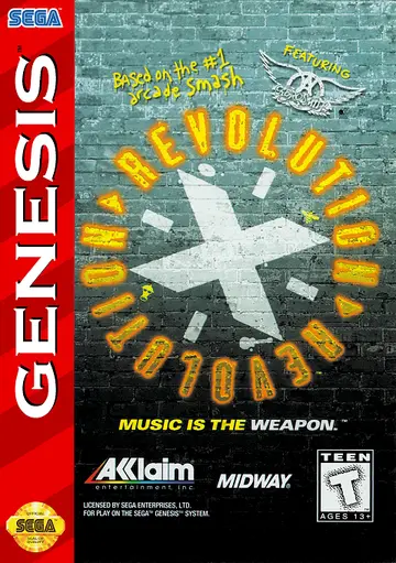 Revolution X Genesis box art