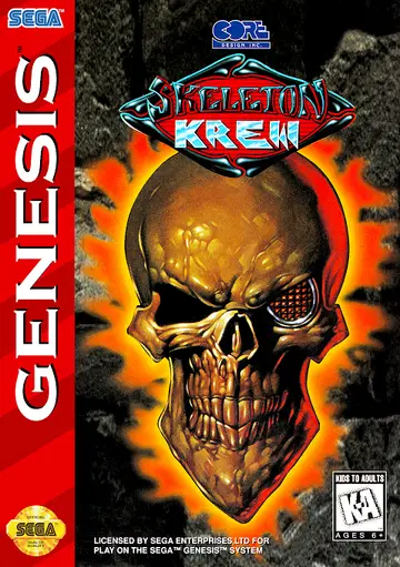 Skeleton Krew Genesis box art