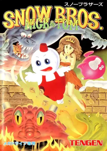 Snow Bros.: Nick and Tom Genesis box art