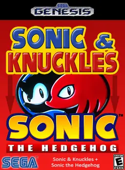 Sonic & Knuckles + Sonic The Hedgehog box art