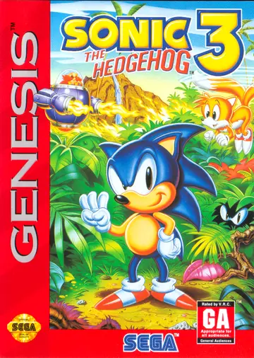 Sonic the Hedgehog 3 box art