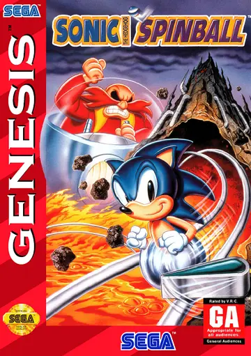 Sonic the Hedgehog Spinball box art