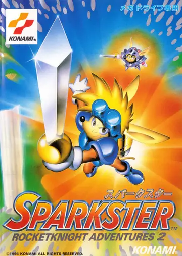 Sparkster: Rocket Knight Adventures 2 box art