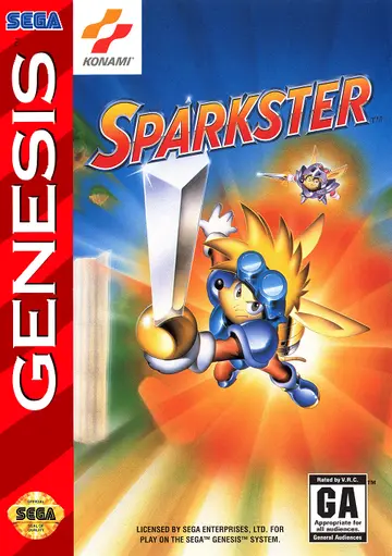 Sparkster Genesis box art