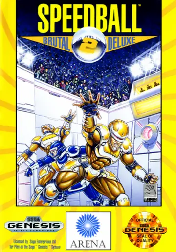 Speedball 2: Brutal Deluxe Genesis box art