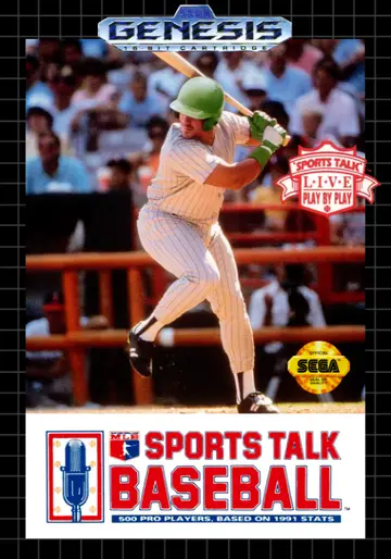 Sports Talk Baseball box art