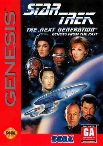 Star Trek: The Next Generation: Echoes from the Past Genesis box art