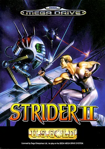Strider II Genesis box art